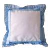 熱轉印 空白抱枕個性 藍色帶扣抱枕(含枕心)