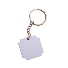 空白熱轉印四角方形鑰匙扣 MDF木質（MDF Keychain）(10個/包)